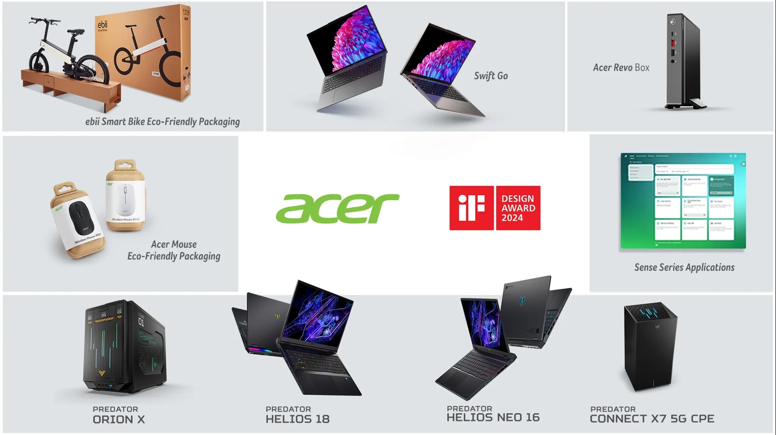 Acer gana varios premios iF Design Award 2024