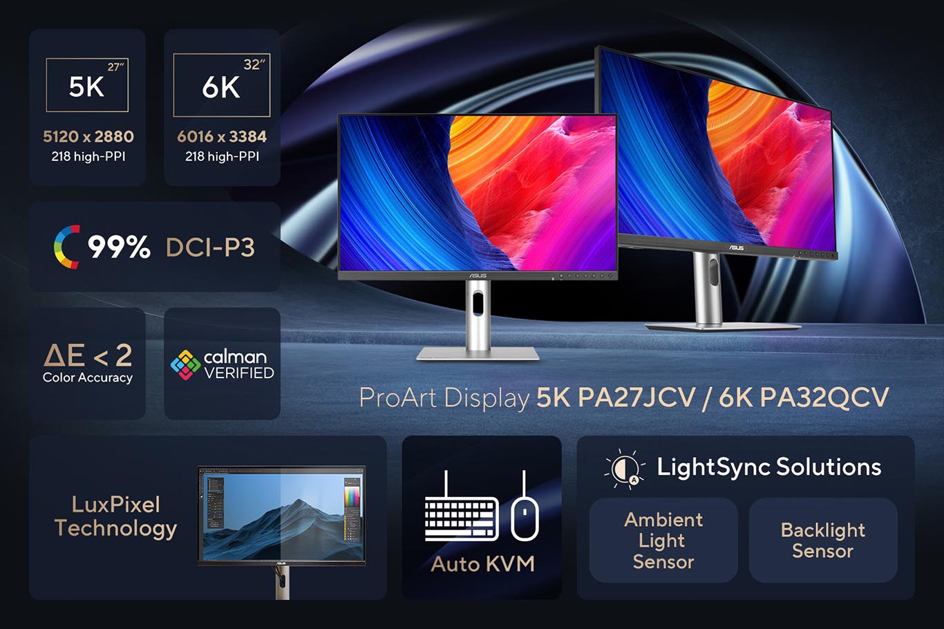 ASUS anunció nuevas pantallas durante Computex 2024