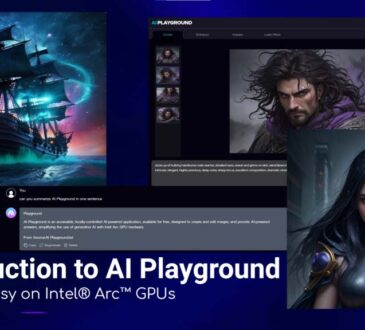 AI Playground de Intel ya está disponible